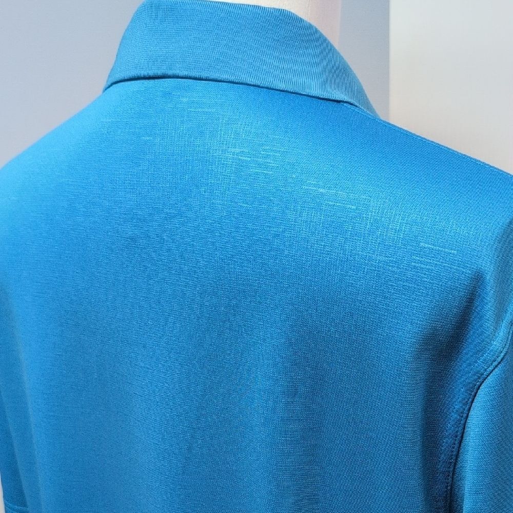 Monterey Club Dry Swing Embroidered Fox Hollow Logo Moisture Wicking Polo Size L - Picture 3 of 6